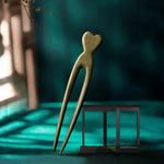 barette à cheveux coeur pour chignons - Vignette | Belle brosse