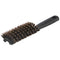 Brosse à cheveux antistatique en poils de sanglier doux - Noir