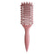 Brosse à cheveux bouclés démêlante creuse - Rose