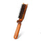 Brosse à cheveux de voyage pliable en poils de sanglier - Marron 1Pc