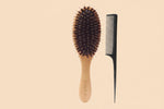 Brosse à cheveux Démêlant en bois et poils de sanglier antistatique - Vignette | Belle brosse