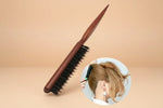 Brosse à cheveux en bois et poils de sanglier pour extension de cheveux - Vignette | Belle brosse