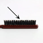 Brosse à cheveux en bois et poils de sanglier pour extension de cheveux - Vignette | Belle brosse