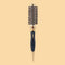 Brosse à cheveux en poils de sanglier et nylon ronde - ∅2.5cm