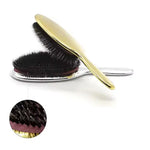 Brosse à cheveux en poils de sanglier ovale antistatique - Vignette | Belle brosse