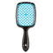 Brosse à cheveux lissante en nid d’abeille - Bleu noir