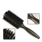 Brosse à cheveux ronde en poils de sanglier en bois - Vignette | Belle brosse