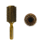 Brosse à cheveux ronde en poils de sanglier en bois - Vignette | Belle brosse