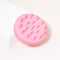 Brosse à shampoing exfoliante - Rose