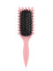 Brosse pour cheveux humides et bouclés - Rose