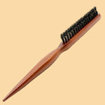 Peigne à cheveux en poils de sanglier naturels antistatique - Vignette | Belle brosse