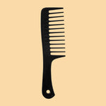Peigne à dents larges pour cheveux bouclés noir - Vignette | Belle brosse
