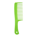 Peigne à dents larges pour cheveux bouclés vert - Vignette | Belle brosse