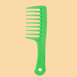 Peigne à dents larges pour cheveux bouclés vert foncé - Vignette | Belle brosse