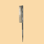 Peigne à queue en aluminium noir - Vignette | Belle brosse