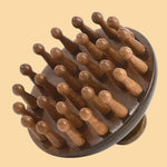 Peigne de massage en bois de santal - Vignette | Belle brosse
