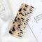 Peigne en acetate de cellulose - Noir/beige