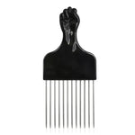 Peigne pour afro en inox - Vignette | Belle brosse