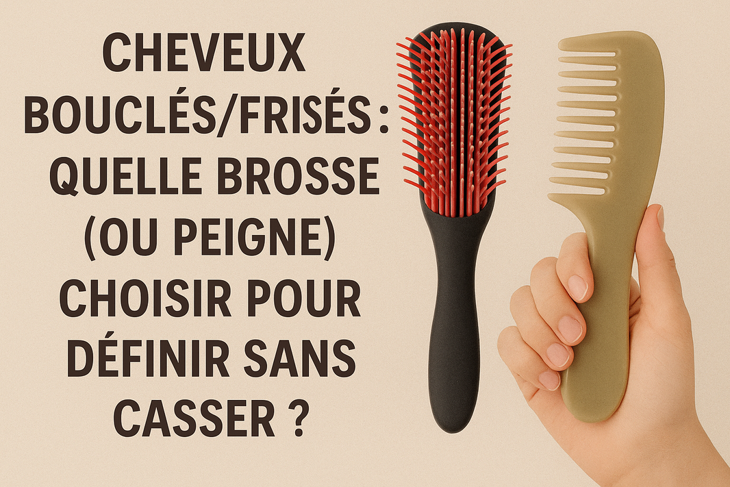 Brosse à cheveux et peigne pour Cheveux Bouclés Frisés
