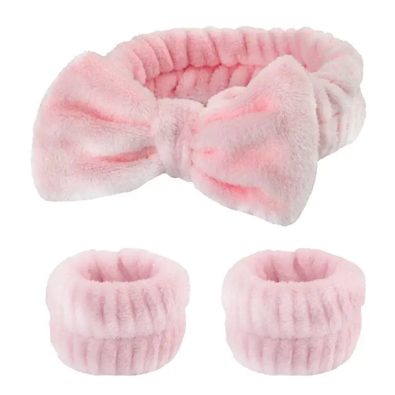 Bandeau pour soin capillaire - Rose