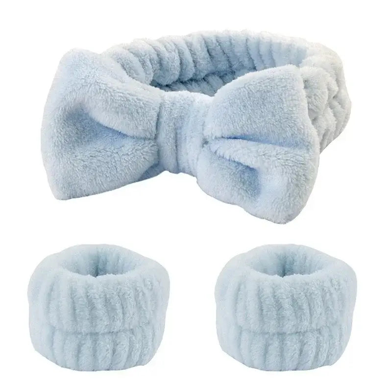 Bandeau pour soin capillaire - Bleu