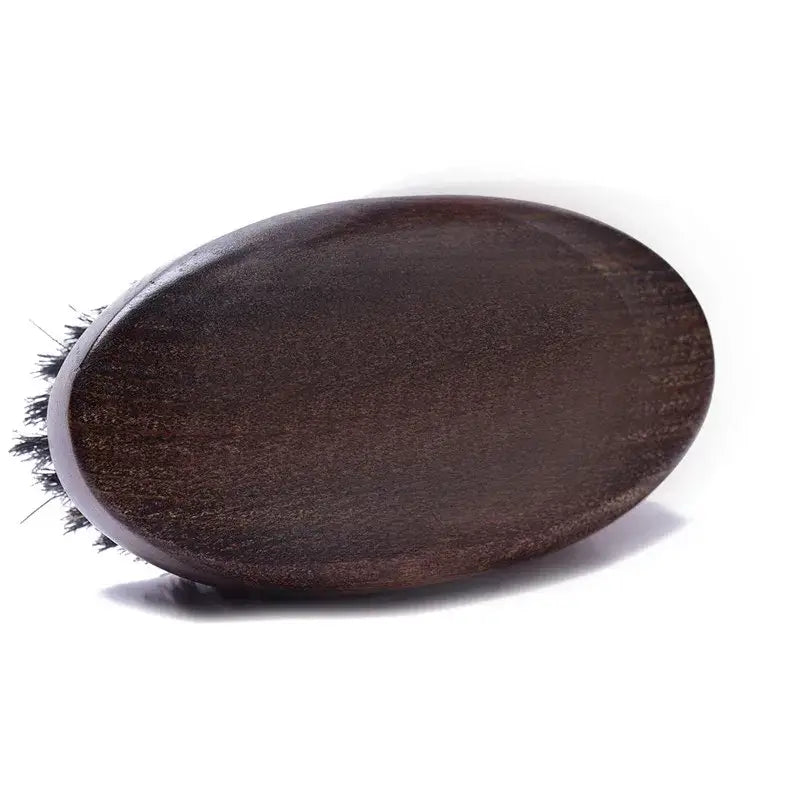 Brosse à barbe de voyage en poils de sanglier - Noir