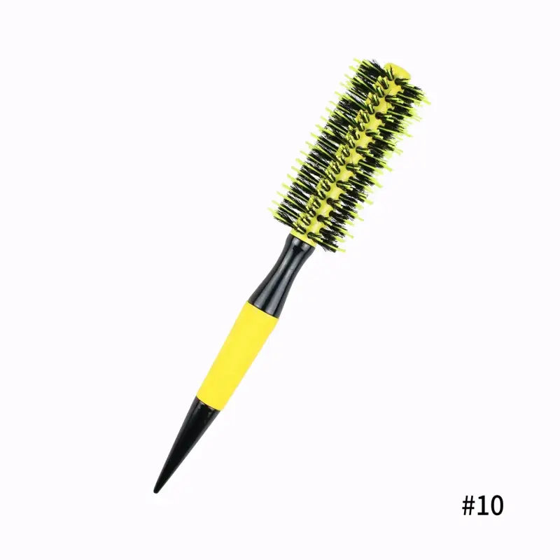 Brosse à boucler les cheveux jaune - ∅4.5cm