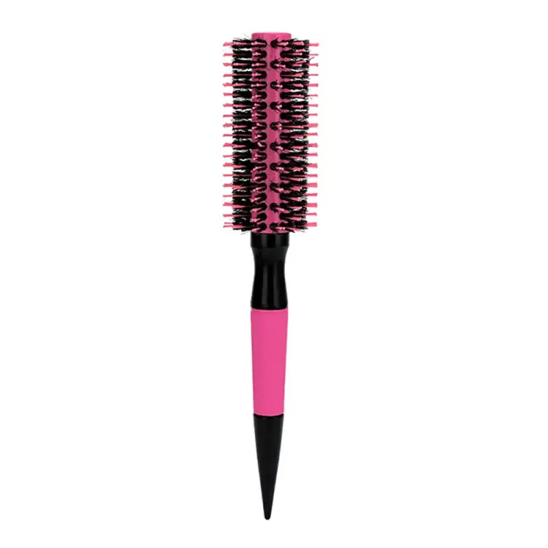 Brosse à cheveux bouclés en nylon rose - ∅3.2cm