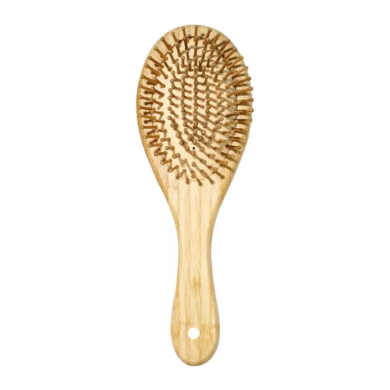 Brosse à cheveux démélante en bambou - Ovale 2