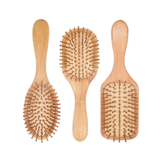 Brosse à cheveux en bambou