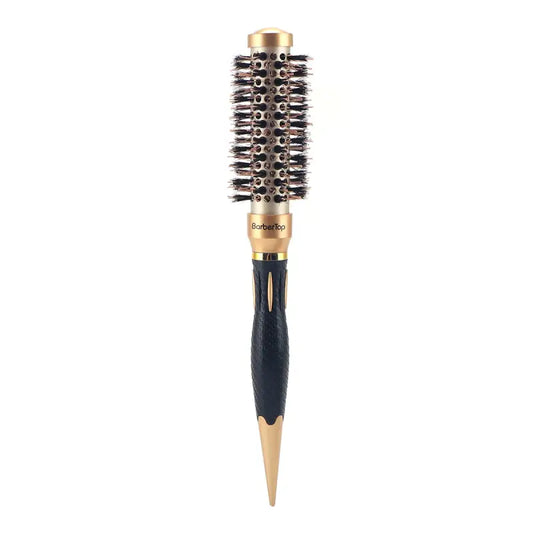 Brosse à cheveux en poils de sanglier et nylon ronde - ∅2.5cm