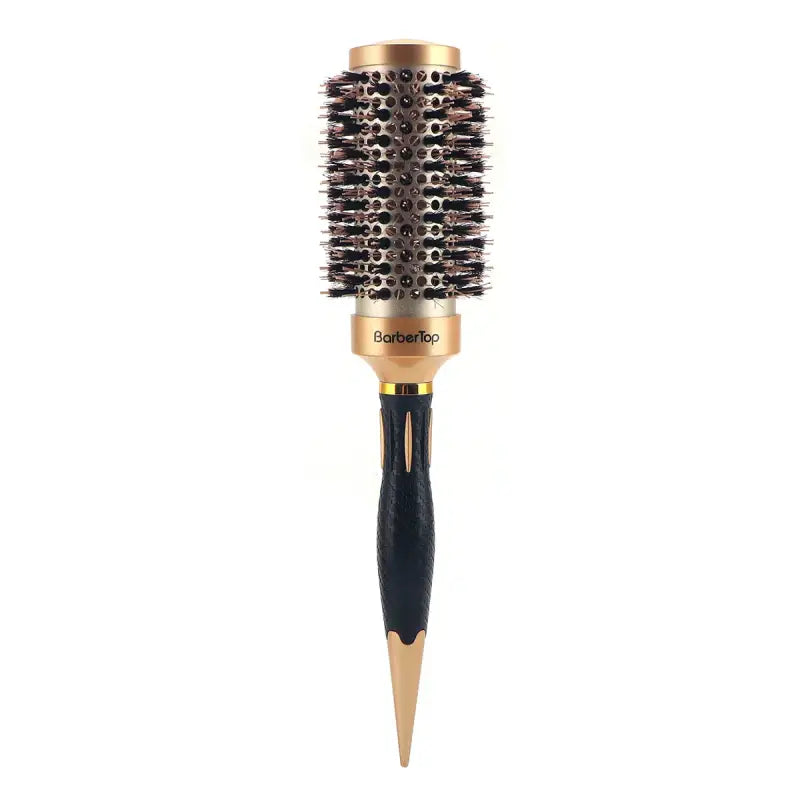 Brosse à cheveux en poils de sanglier et nylon ronde - ∅4.5cm