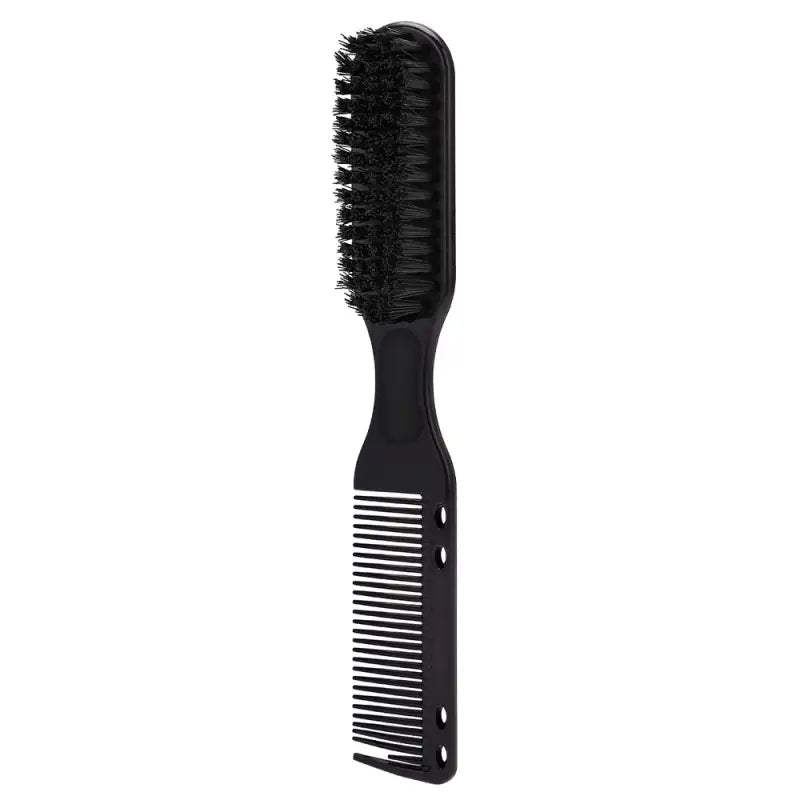 Brosse à cheveux et barbe multifonctionnelle pour hommes - Noir