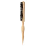 Brosse à cheveux à poils avec poignées en bois - Vignette | Belle brosse