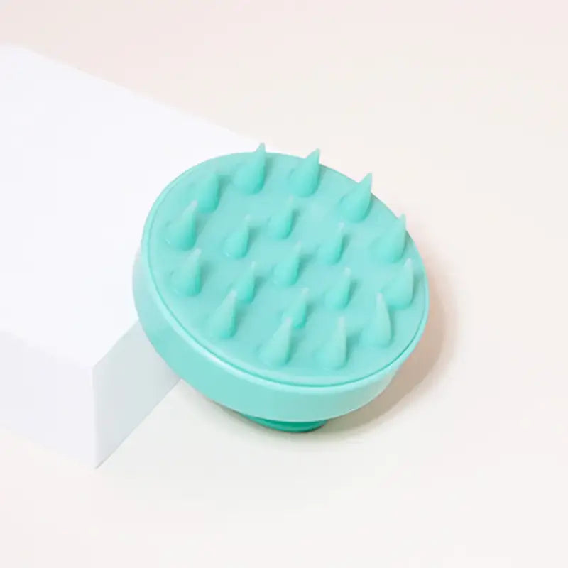 Brosse à shampoing exfoliante - Vert