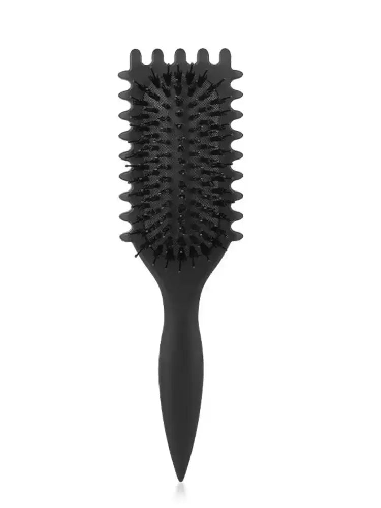Brosse pour cheveux humides et bouclés - Noir
