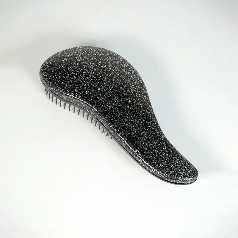 Mini brosse à cheveux antistatique démêlante - Noir