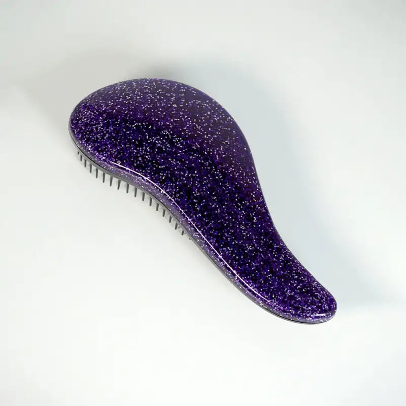 Mini brosse à cheveux antistatique démêlante - Pourpre