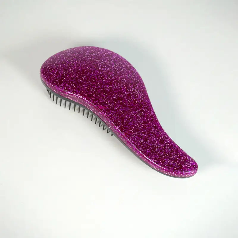 Mini brosse à cheveux antistatique démêlante - Bois de rose