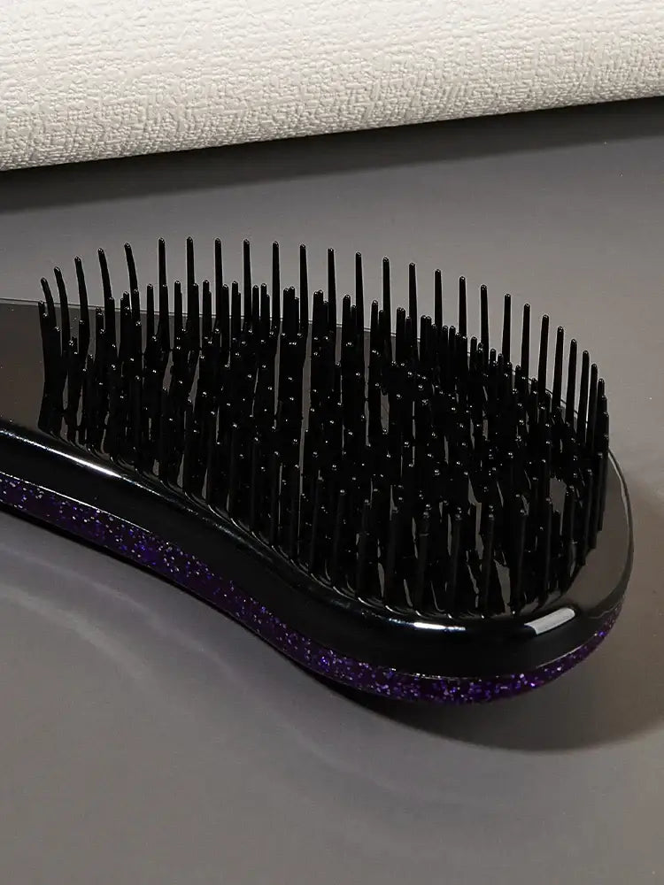 Mini brosse à cheveux antistatique démêlante