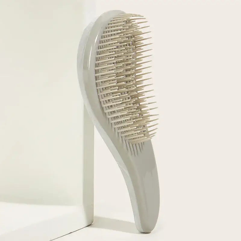 Mini brosse à cheveux antistatique démêlante - Gris-Petit
