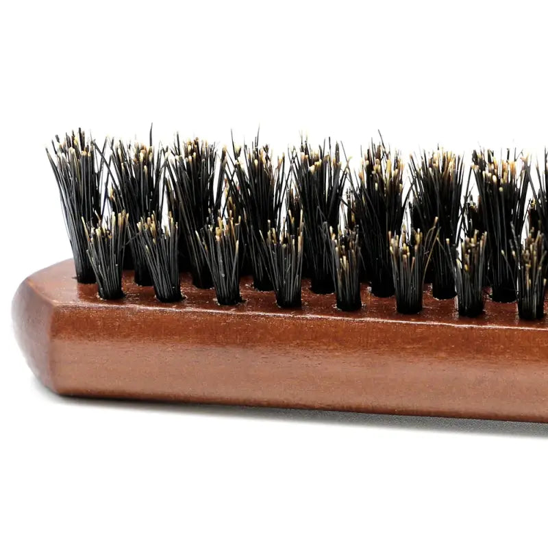 Peigne à cheveux en poils de sanglier naturels antistatique - Bois