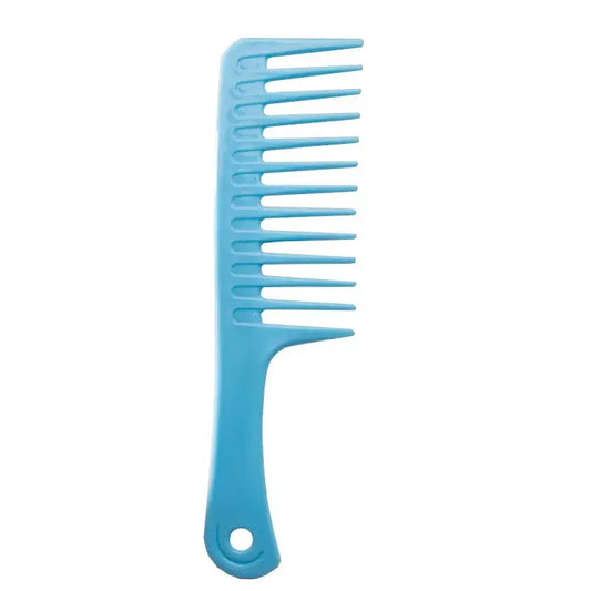 Peigne à dents larges pour cheveux bouclés bleu - Bleu