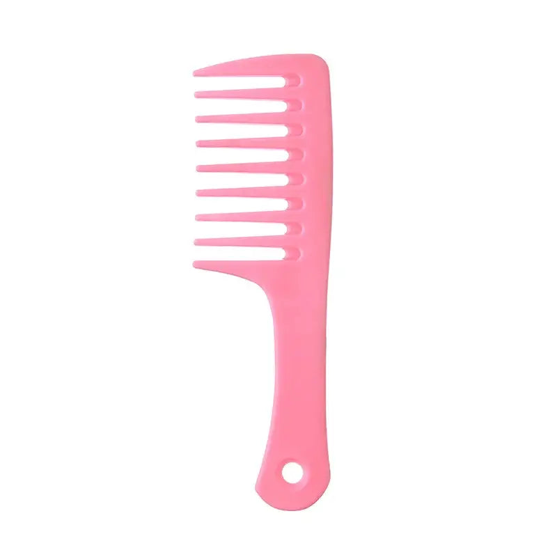 Peigne à dents larges pour cheveux bouclés rose - Rose