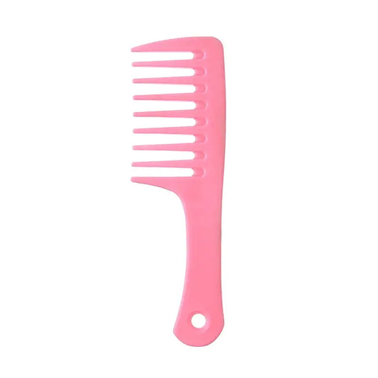 Peigne à dents larges pour cheveux bouclés rose - Rose