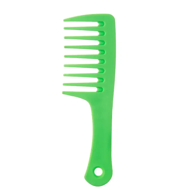 Peigne à dents larges pour cheveux bouclés vert foncé - Vert