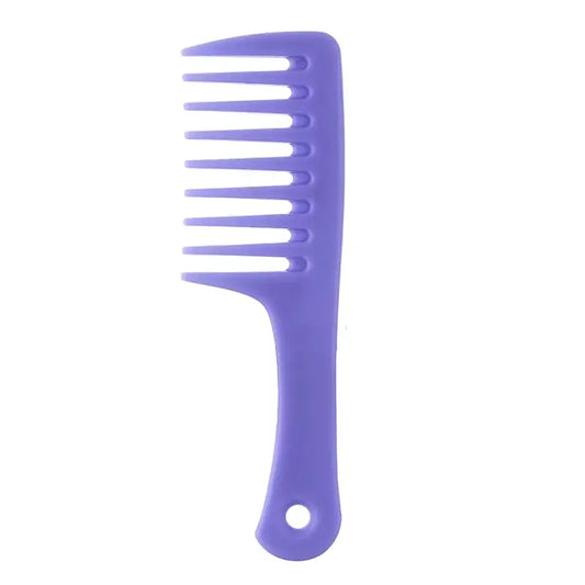 Peigne à dents larges pour cheveux bouclés violet - Pourpre