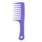 Peigne à dents larges pour cheveux bouclés violet - Pourpre