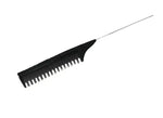 Peigne à queue en acier inoxydable 23.4cm - Vignette | Belle brosse