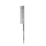 Peigne à queue en aluminium gris - Vignette | Belle brosse